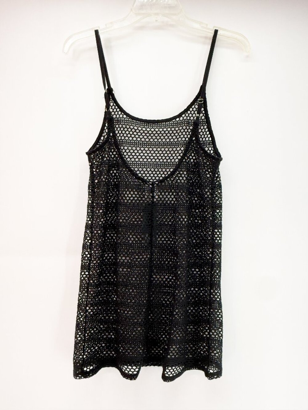 Wild Fable Black Mesh Crochet Short Beach Cover‑Up – Size XS (0-2) NEW - Picture 6 of 10